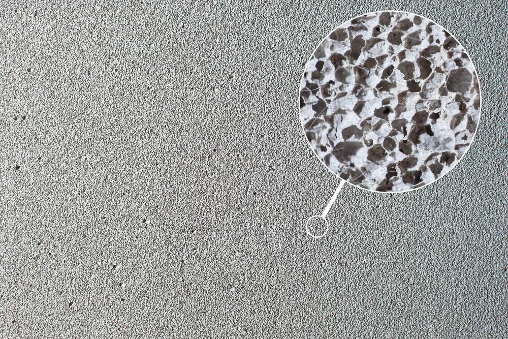 MICROCORE aerated concrete micro-cellular structure
